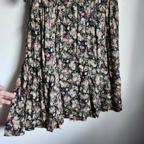 Floral Romper Roomy Fit Cotton Alt Moody - Picture 5 of 8